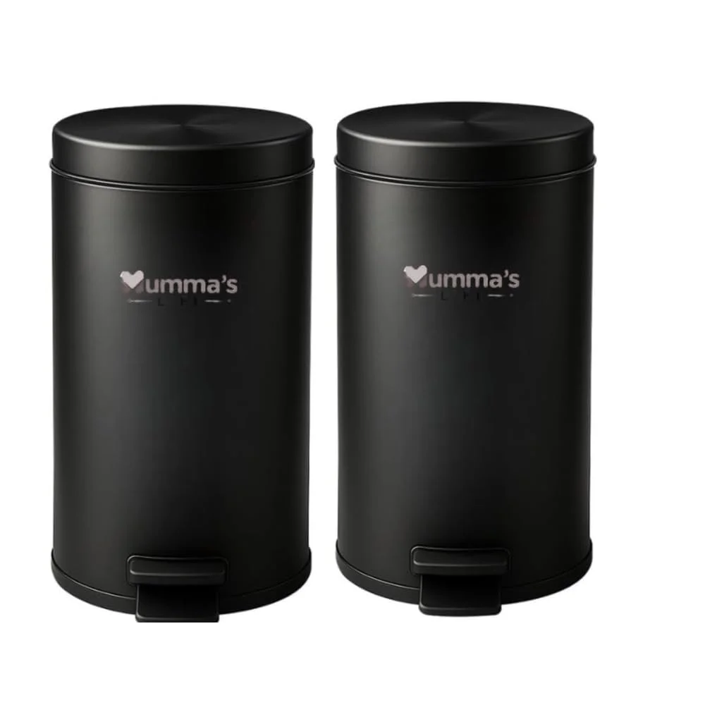 Mummas-LIFE-12L Trash Can with Lid (Pack of 2) for Kitchen, Bathroom & Office | Buy Online India